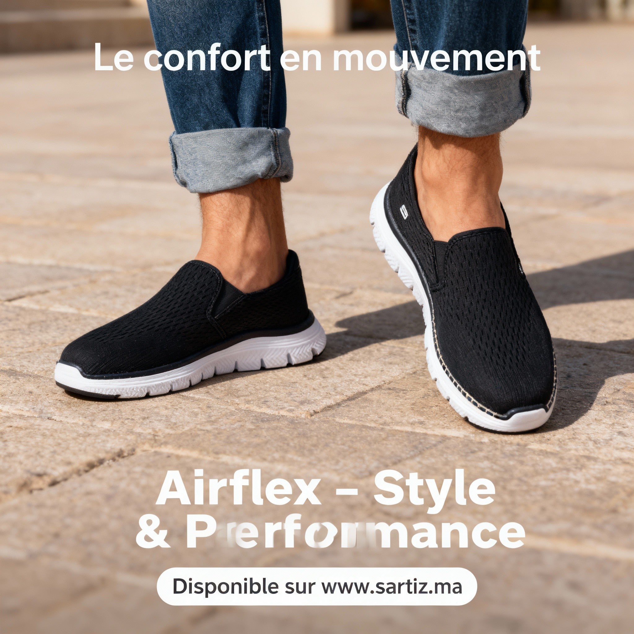 Espadrilles Airflex™ Ref:TX 01 -BLACK