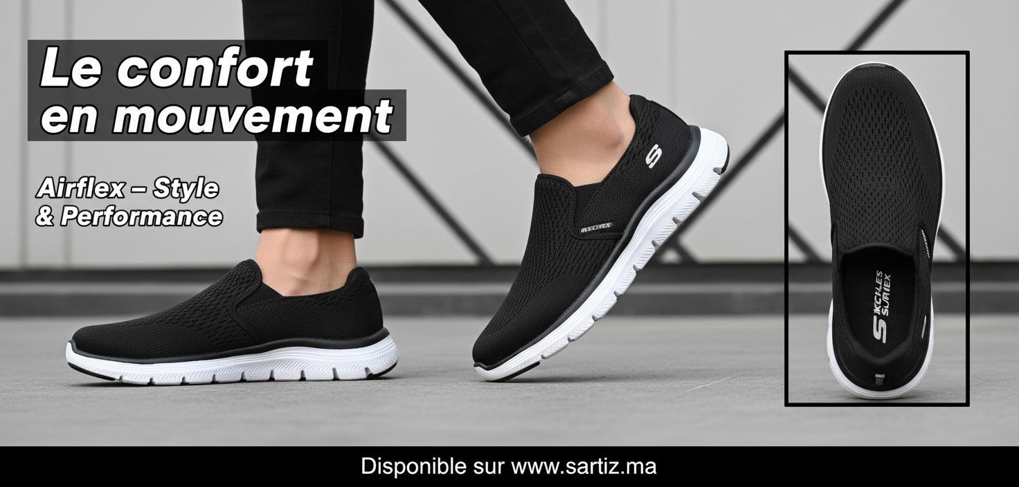 Espadrilles Airflex™ Ref:TX 01 -BLACK